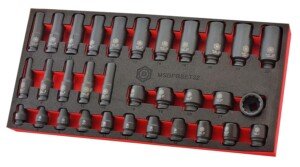 32pc Standard & Deep Impact Socket Set (12-Point) 7-22mm - 3/8" Drive MSDPBSET32