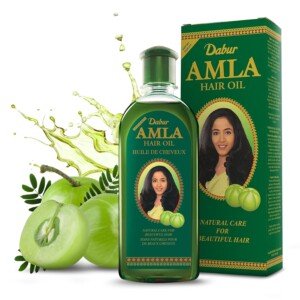 Dabur Amla Hair Oil - 200ml | For Strong, Long and Thick hair | Nourishes Scalp | Controls Hair Fall, Strengthens Hair & Promotes Hair Growth