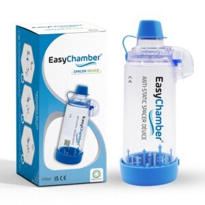 Anti-Static Spacer Device, Inhaler Chamber, use with Metered Dose Inhaler, BPA and Latex Free