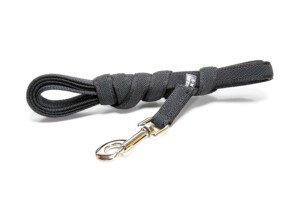 Color & Gray Super-Grip Leash without Handle, 20 mm x 3 m, Black-Gray