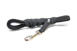 Color & Gray Super-Grip Leash without Handle, 14 mm x 3 m, Black-Gray