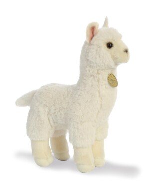 Aurora, 26329, MiYoni Alpaca, 10In, Soft Toy, White