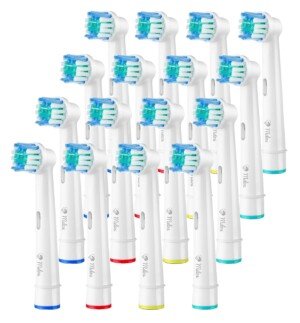 Oral B Compatible Electric Toothbrush Heads - Milos for Braun Oral B Tooth Brush Heads Replacement 16 Pack