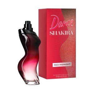 Shakira Perfumes - Dance Red Midnight by Shakira for Women - Long Lasting - Sexy, Elegant and Femenine Fragance - Sweet and Bold Notes - Ideal for Day Wear - 80 ml