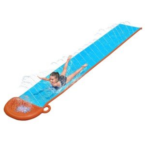 Bestway H20GO Single Lane Slip and Slide, Inflatable Water Slide for Kids, Summer Garden Outdoor Toy with Built-in Sprinklers and Drench Pool