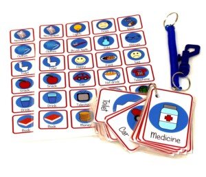 Picture Word Communication Aid Flash Cards for adults dementia Alzheimer's autism adult