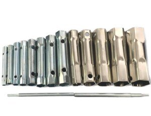 15Pcs Plumber Back Nut Tap Spark plug Spanner Duel-ended Wrench Socket Set 6-37mm