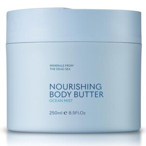 SEACRET Minerals Dead Sea Body Butter, Ocean Mist - Ultra-Rich Shea Butter & Coconut Oil Body Moisturizing Cream for Dry Skin, Fast Absorbing, Non-Greasy with Aloe Vera & Vitamin E 250 ml