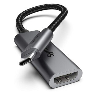 Syntech USB C to HDMI and Thunderbolt 3/4 to HDMI Adapter Compatible with iPhone 15 Pro Max MacBook Pro MacBook Air iPad mini 6 Air 2020 iMac 2021 iPad Pro 2021 Surface Pro 8/X Go Studio Galaxy Dell