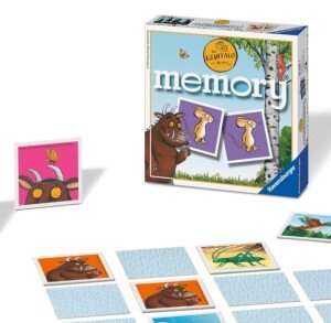 Ravensburger The Gruffalo Mini Memory Game - Matching Picture Snap Pairs Game For Kids Age 3 Years Up