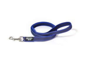 Color & Gray Super-Grip Leash with Handle, 20 mm x 1,2 m, Blue-Gray