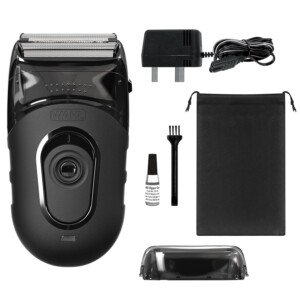 Wahl Li Compact Travel Shaver, Beard Shaver, Electric Shavers for Men, Washable Shaving Head, Easy Clean, Flex Foils, Close Cut, Small Shavers for Travelling