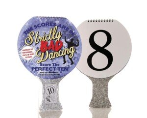 Boxer Gifts Bad Dancing Scoring Paddle | Be The Judge And Play Along With The TV | Fun for All The Family | Cool For Parties, Birthday or Christmas