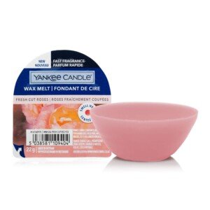 Yankee Candle Wax Melts | Fresh Cut Roses | Up to 8 Hours of Fragrance | 1 Count