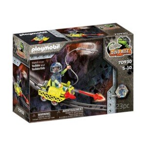 Playmobil 70930 Dino Rise Mine Cruiser, Jurassic Dinosaur Toy, Fun Imaginative Role-Play, PlaySets Suitable for Children Ages 5+