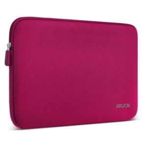 Arvok 13-14 Inch Laptop Sleeve Multi-color & Size Choices Case/Water-resistant Neoprene Notebook Computer Pocket Tablet Briefcase Carrying Bag/Pouch Skin Cover For Acer/Asus/Dell/Lenovo, Wine Red