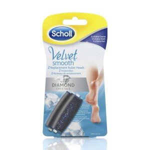 Scholl Velvet Smooth Diamond Pedicure Hard Skin Remover Refills - Extra Coarse, Pack of 2