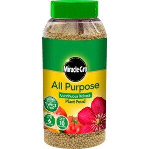 Miracle-Gro 17684 All Purpose Continuous Release Plant Food 1 kg, Green, Brown
