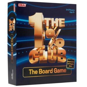IDEAL | The 1% Club: The Board Game | Family Games | 3-6 Players | Ages 8+