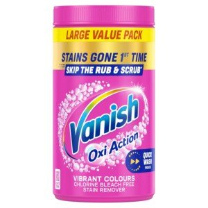 Vanish Stain Remover, Gold Oxi Action Powder, 1.41kg, Removes Stains Laundry Detergent Leave Behind, Protects Fabric Colours and Removes Odours, Bleach Free
