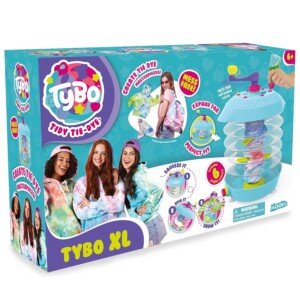 Tybo Tidy XL, Arts and Crafts, Large Tie-Dye Kit, Easy to Use Kit, Creative Fun, Ultimate Mess Free Fun for Boys and Girls Age 6+