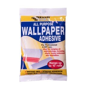 Everbuild All Purpose Wallpaper Adhesive – Contains Fungicide – High Tack – Easy-Mix Formula – 1 Bag Hangs Up to 10 Rolls