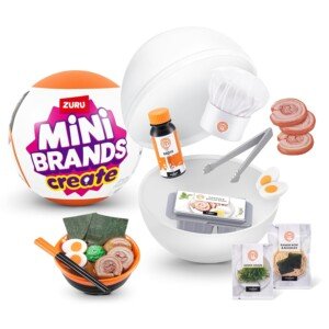 Mini Brands Create MasterChef Capsule by ZURU - Real Miniature MasterChef Creations Collectible Toy, Food Items and Accessories to Create a Dish, Series 1