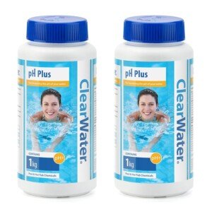 Clearwater pH Plus Increaser - 1 kg Granules for Hot Tub, Spa & Swimming Pool Water Treatment, Boosts pH & Improves Water Balance