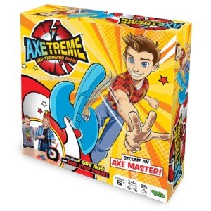 Yulu YL020455 Axetreme, Axe Throwing Kids-Interactive Family Game for Boys and Girls Ages 6+, 26.7 x 26.7 x 10 Centimeters
