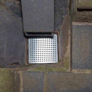 Square Drain Guard/Swirl Cover - 2 Pack - 6" x 6" (150mm x 150mm) - 77 Holes Stainless Steel - Keep Drains Clear from Leaves & Debris