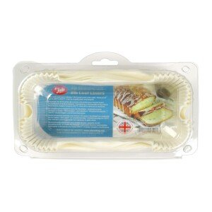 Tala Siliconised 2Lb Loaf Liners,Non-Stick Greaseproof Paper for Baking Bread, Pastries and Cakes, Heat Proof up to 230 Degrees, Pack of 40 Liners in Each Pack, BPA Free
