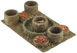 Rosewood Naturals Hide ‘n’ Treat Maze, Small Animal Treat and Forage Gnaw Toy for Rabbits, Guinea Pigs, Chinchillas, Degus, Hamsters, Gerbils, Mice and Rats, 28cm x 18cm