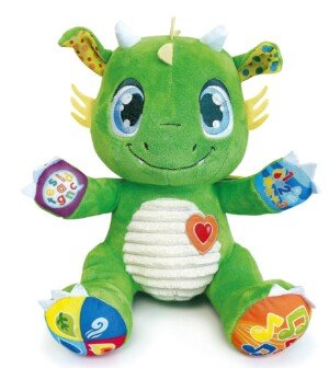 Clementoni - Baby Dragon - Interactive And Talking Plush, Sound Toy for Babies 6+ Months, 61899