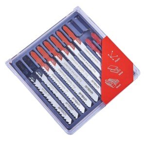 Amtech M1850 10 Piece mixed jigsaw blades with T-slot fitting