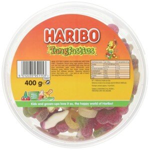 Haribo Tangfastics Bulk Sweets Drum, 400 g