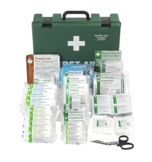 Safety First Aid Group Economy First Aid Kit BS 8599 Compliant, Large Fully Stocked
