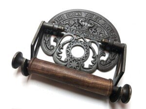 Bowley & Jackson Traditional Crown vintage design victorian wall mounted toilet loo roll holder