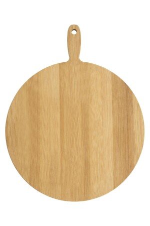 Paddle Chopping Board, Round, Bamboo