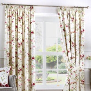 Fusion - Jeannie - Curtains, 229 x 183cm, Red