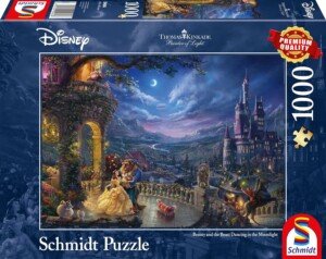 Schmidt | Thomas Kinkade: Disney Beauty and the Beast Puzzle -1000pc | Ages 14+ | 1+ Players