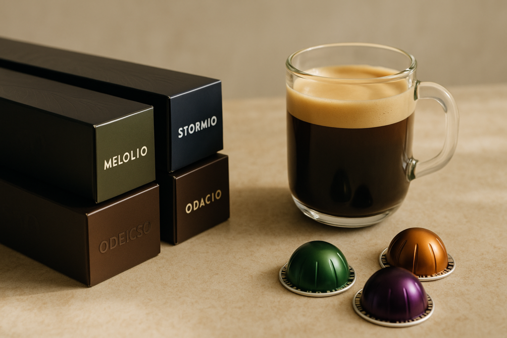 "Melozio, Stormio or Odacio?" The Ultimate Guide to Choosing the Right Nespresso Pod Flavour for You – Nespresso – Coffee